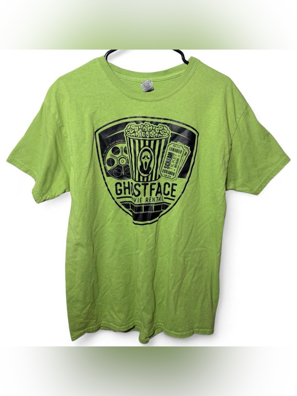 Ghostface green ultra cotton short sleeve tee